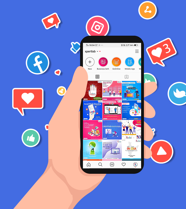 xpertlab-social media branding Junagadh