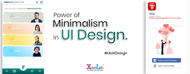 Power of Minimalism in UI Design.