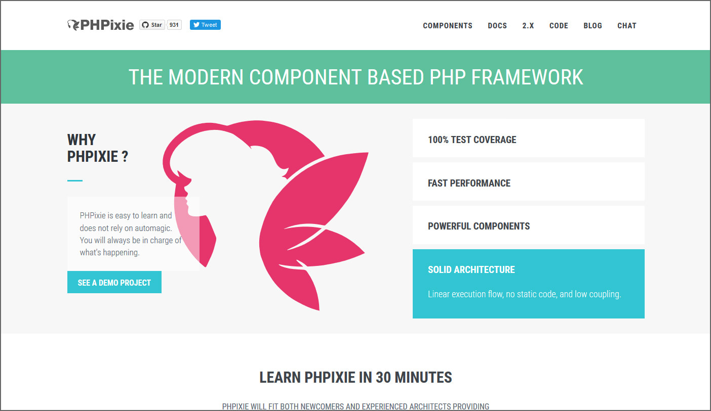 Base component. Топ 10 лучших фрамеворк php. Фреймворк Star.