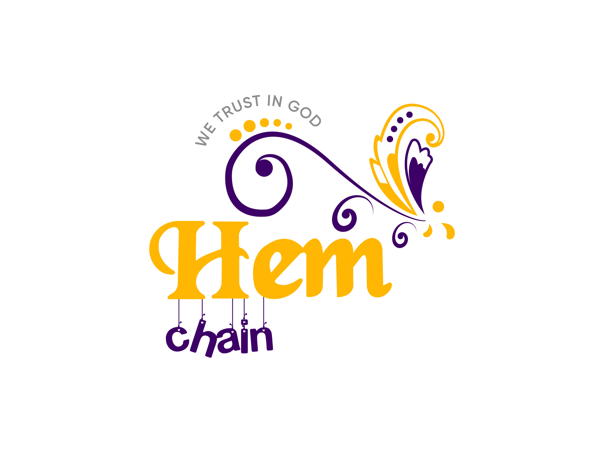 Hem Chain Logo Designing 2D - xpertlab technologies private limited