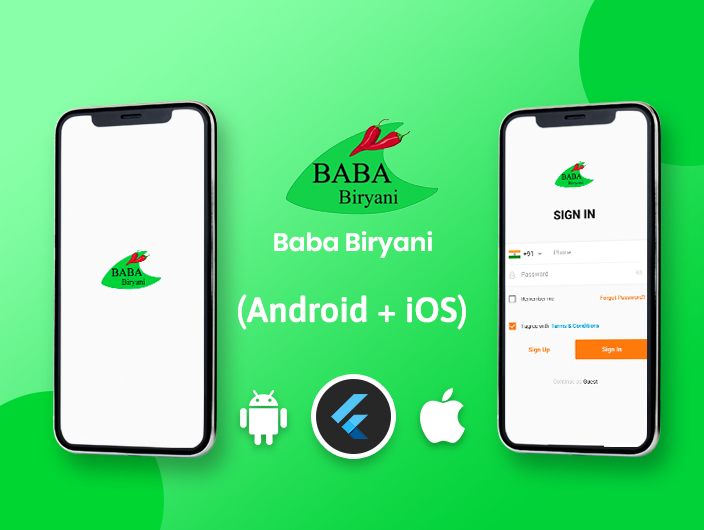 Baba-Biryani Hybrid App - xpertlab technologies private limited