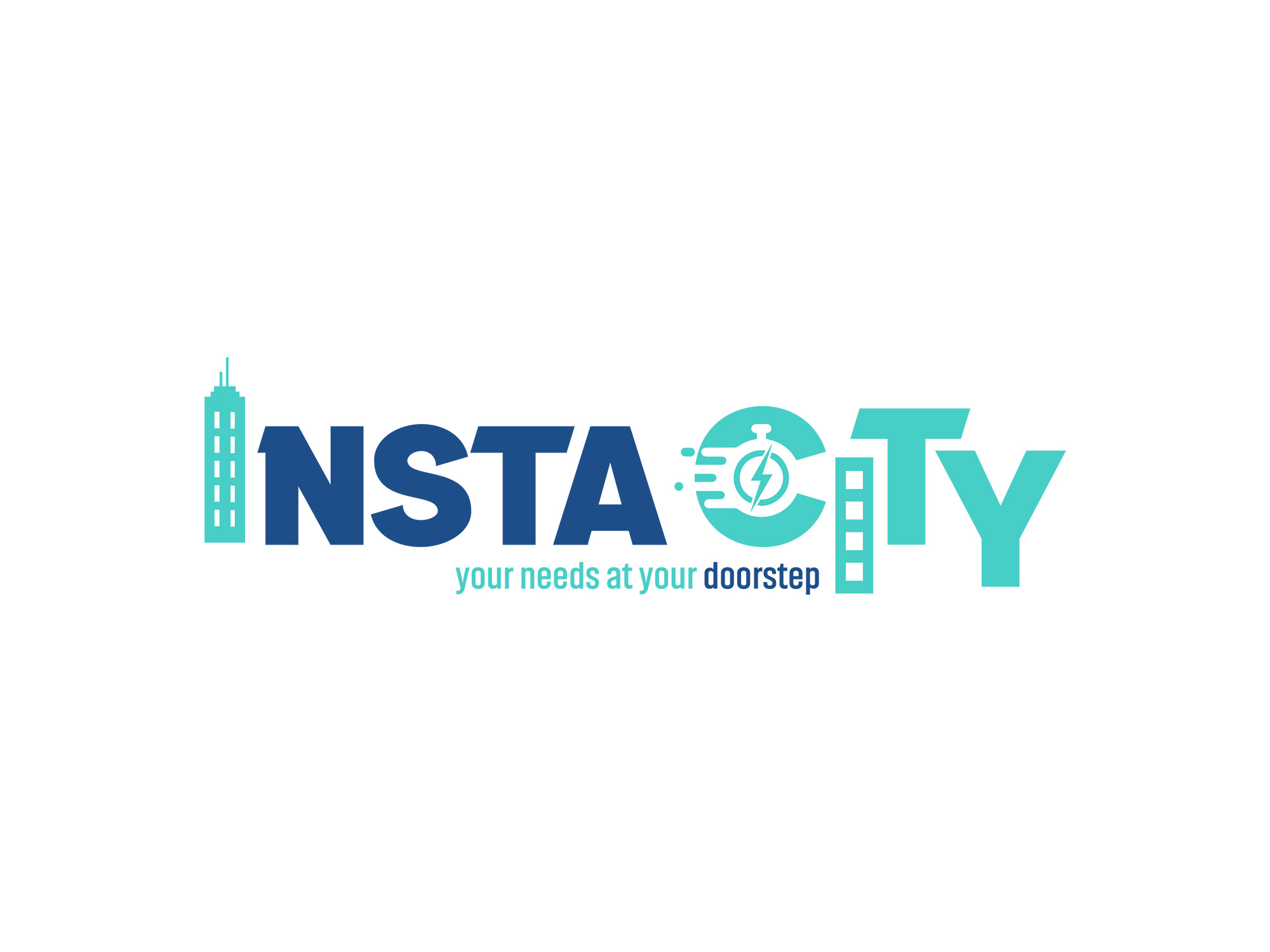 Insta City Logo Designing 2D - xpertlab technologies private limited