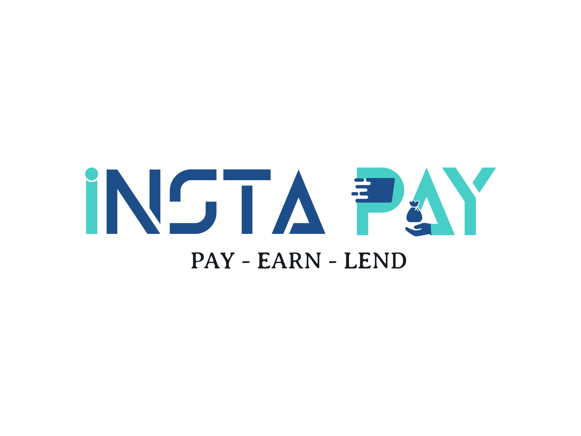 Insta Pay Logo Designing 2D - xpertlab technologies private limited