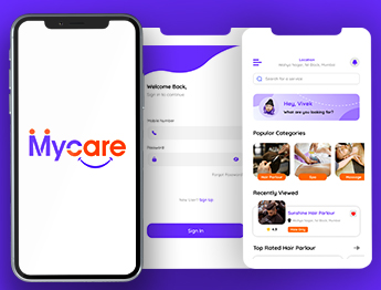 My-Care-Customer UI UX - xpertlab technologies Pirvate Limited