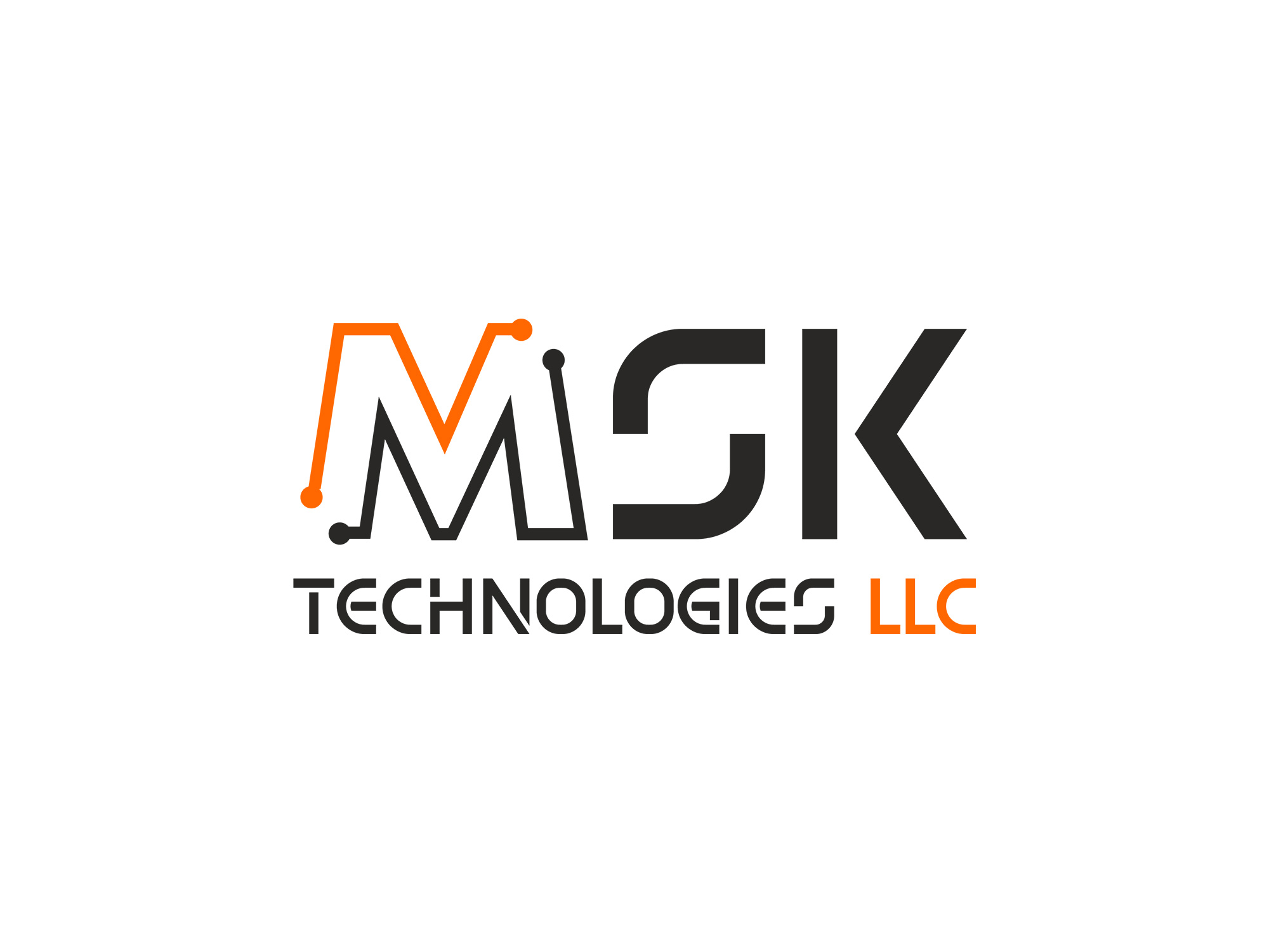 MSK Technologies LLC Logo Designing 2D - xpertlab technologies private limited