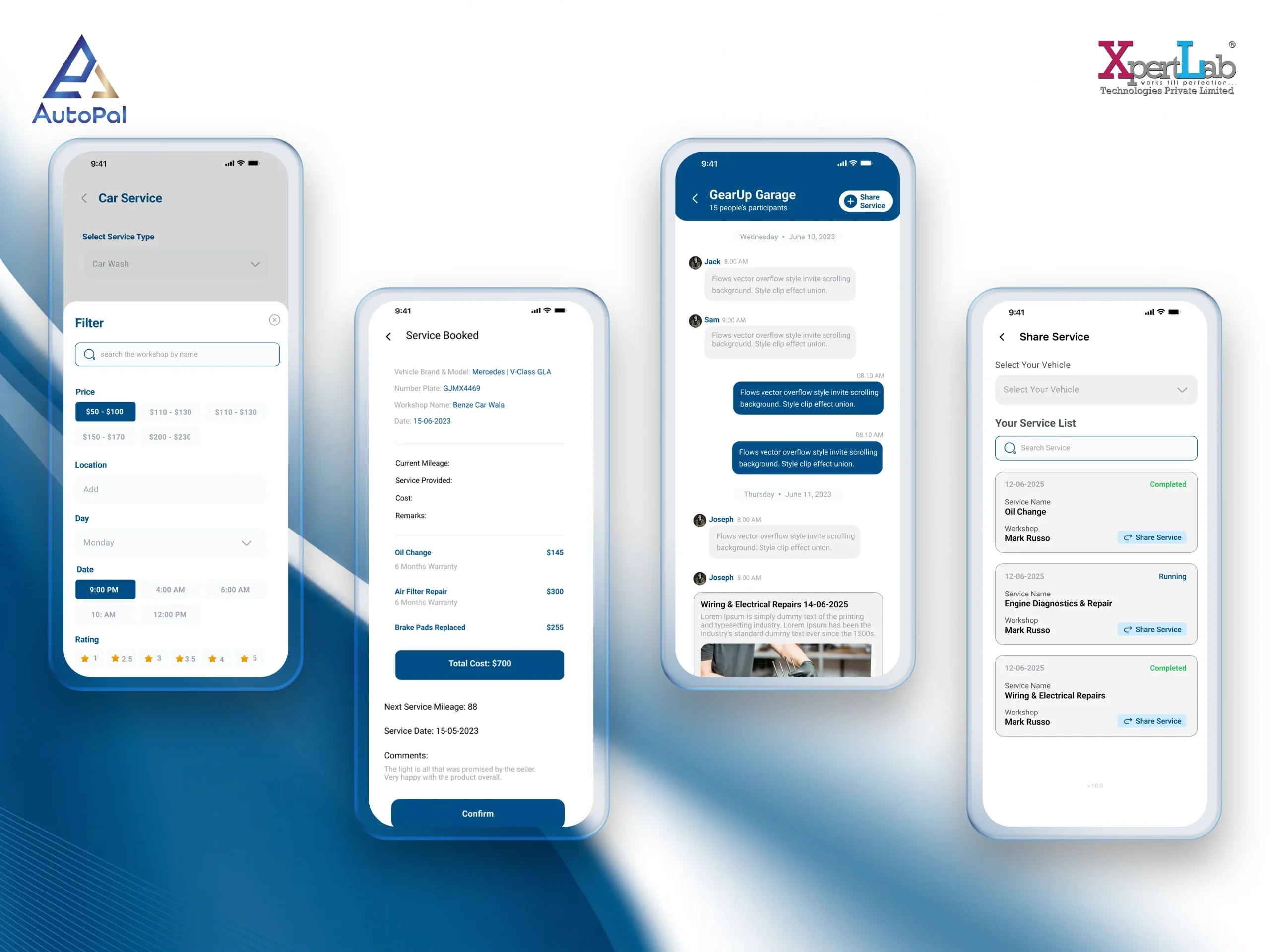 XpertLab Technologies Private Limited Mobile App Development Detail Page Autopal customer 2