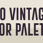 20 Vintage Color Palettes