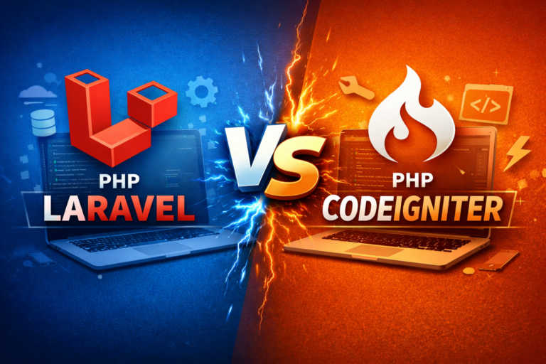Laravel vs CodeIgniter : Which PHP Framework is Better for Beginners in 2026?