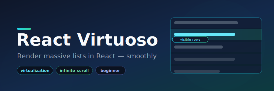 Xpertlab - react-virtuoso