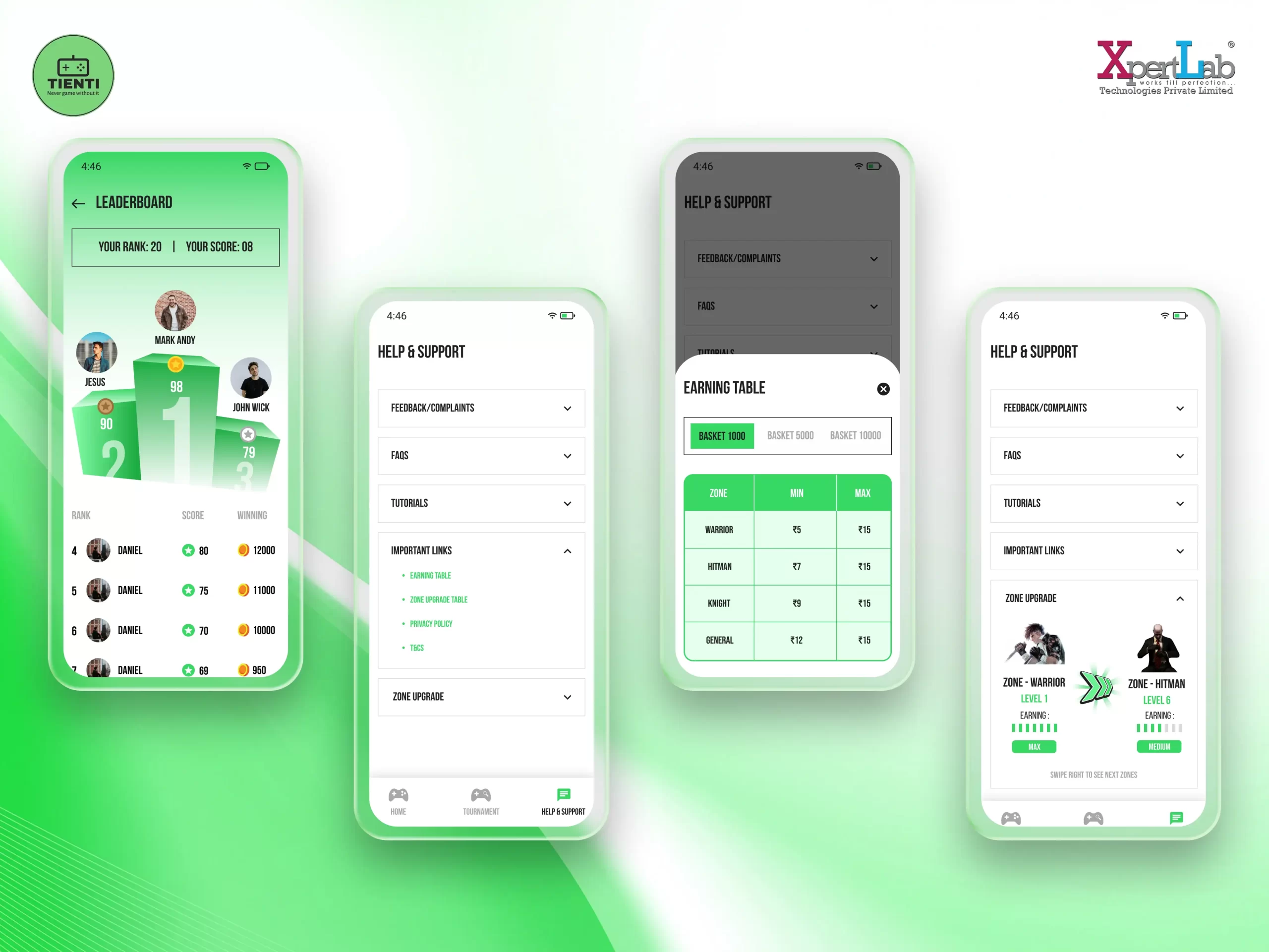 XpertLab Technologies Private Limited Mobile Application Development Tienti 3