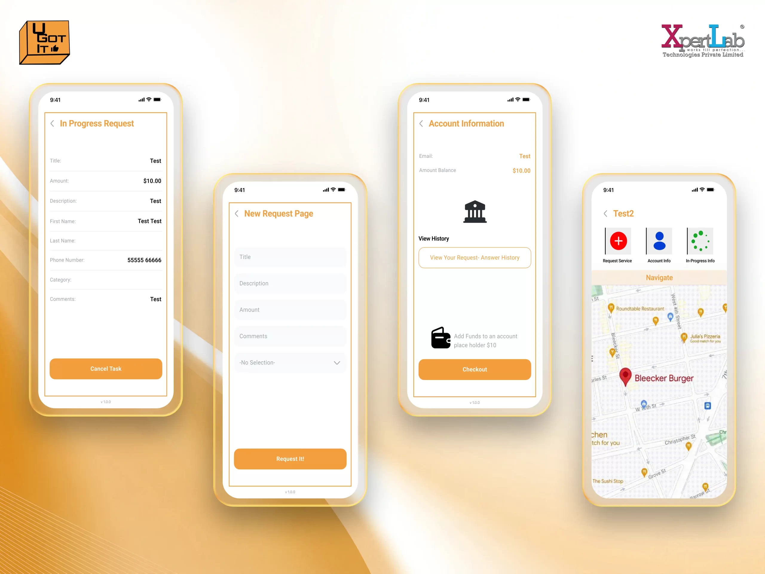 XpertLab Technologies Private Limited Mobile Application Development U got It