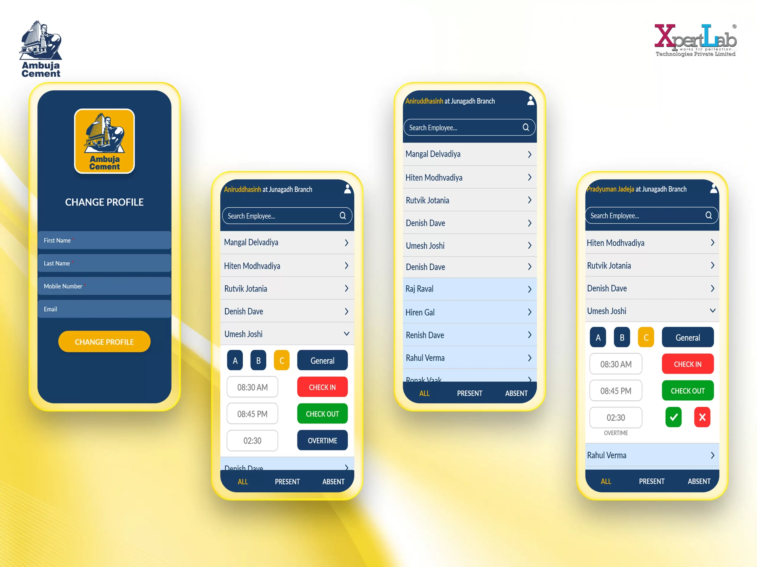 XpertLab Technologies Private Limited UI-UX Ambuja Cement Limited