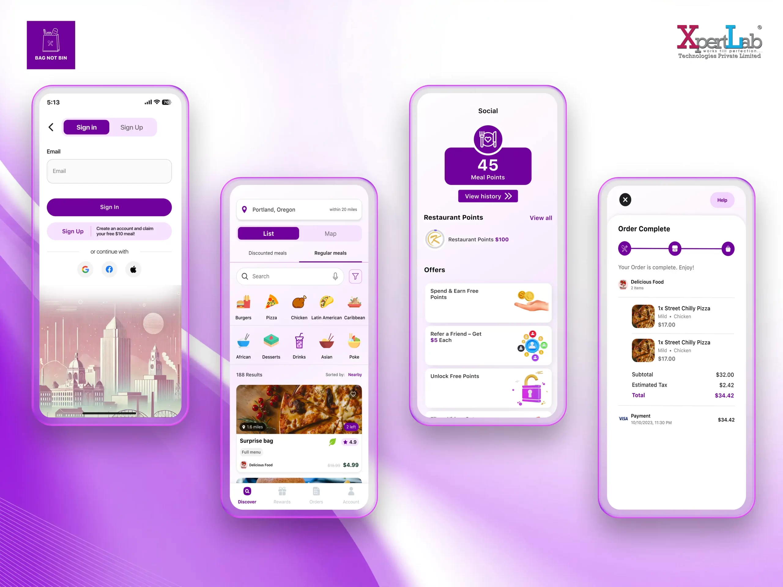 XpertLab Technologies Private Limited UI-UX Bag Not Bin