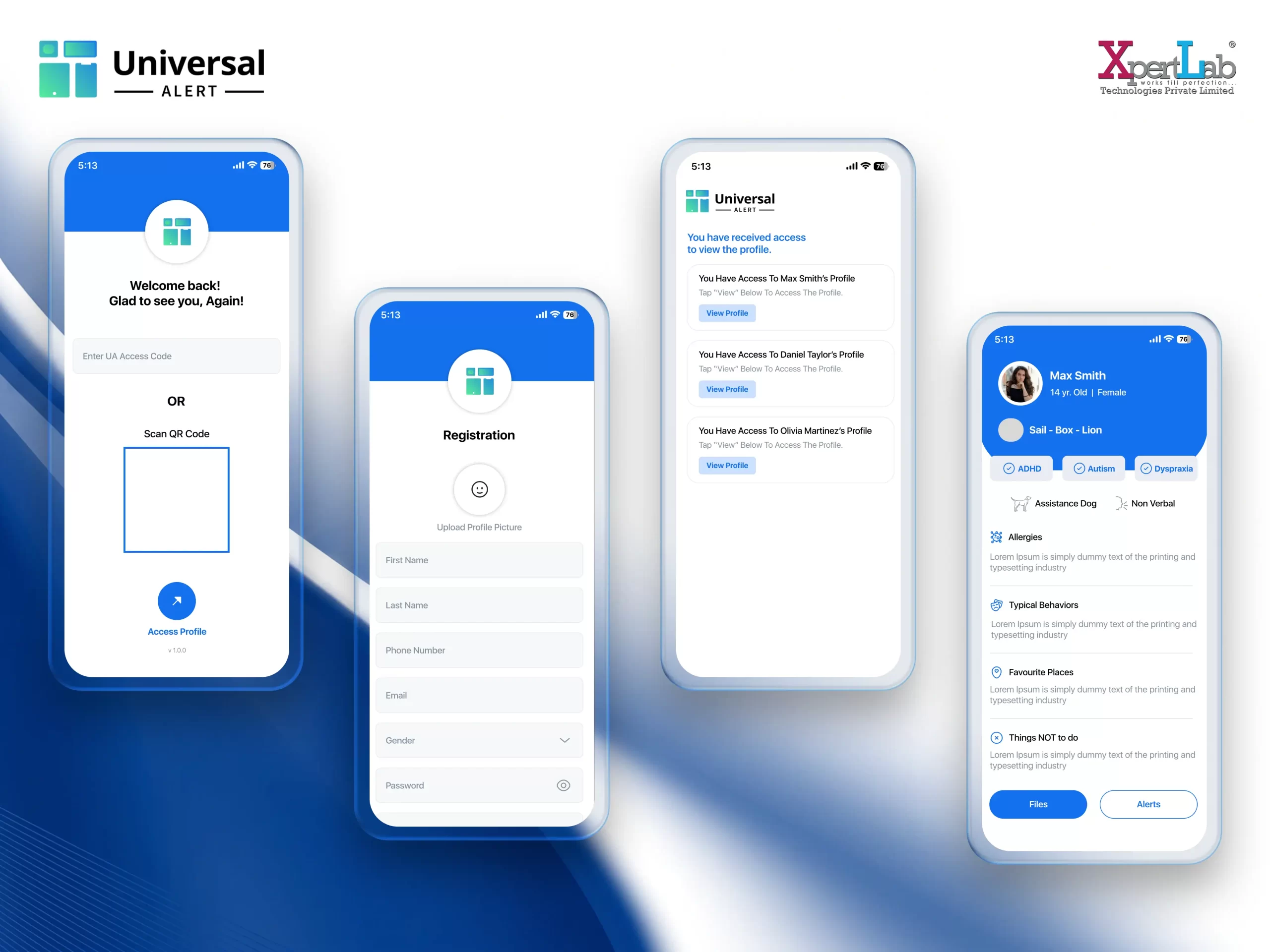 XpertLab Technologies Private Limited Universal Alert parent